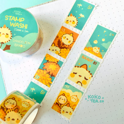 Dandelion Biyoo STAMP WASHI (5m)