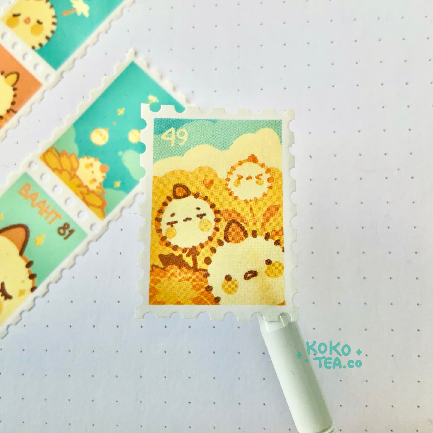 Dandelion Biyoo STAMP WASHI (5m)