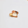 Magical chonker mini cat enamel pin (Rose gold)