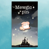 Magical chonker mini cat enamel pin (Rose gold)