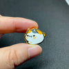 Mini Fat Cat 0.8" enamel pin